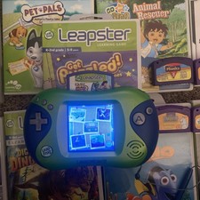 Leap Frog Leapster 2 Handheld Game, With 9 Ga...