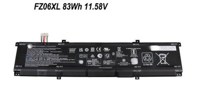 Genuine Battery 83Wh 11.58V for HP OMEN MAX Gaming Laptop 16-ah 16-ah0015TX