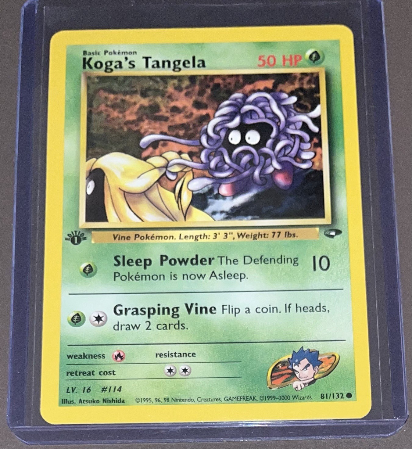 Koga’s Tangela 1st Edition 81/132 - Gym Challenge Pokémon