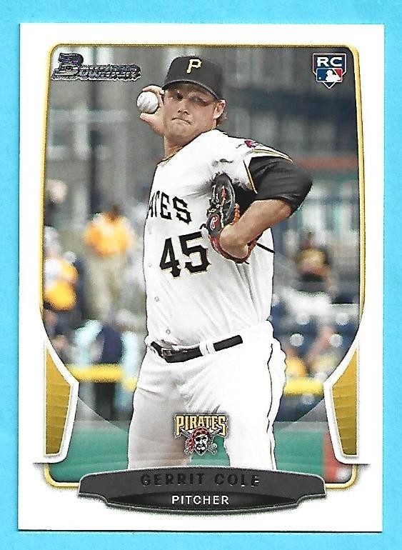 GERRIT COLE 2013 Bowman Draft Rookie #6 Pirates