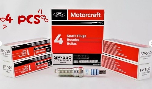 4 PCS OEM Spark Plugs Genuine FORD MOTORCRAFT SP550 CYFS12Y2 BRAND NEW USA STOCK