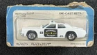 1981 Vintage Hot Wheels White Highway Patrol Police Car No. 2019 #2019 Cut Card