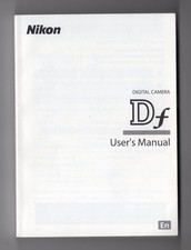 Nikon Df Digital Camera Genuine User's Manual / Instruction Guide In English
