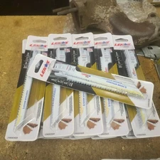 LENOX Gold Reciprocating Blades (10)  6 "  21060 676GC  6 TPI  Contour Wood