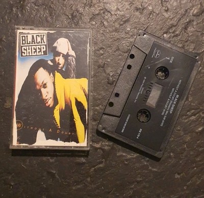 MEGA RAR VINTAGE 90s CASSETTE HIP HOP RAP BLACK SHEEP WITHOUT A DOUBT SINGLE