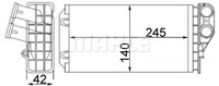 Mahle WäRmetauscher, Innenraumheizung AH 82 000S