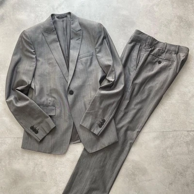 Luxueux ✨ Emporio Armani DAVID Suit Setup Gris Brillant 46 - Photo 1/4