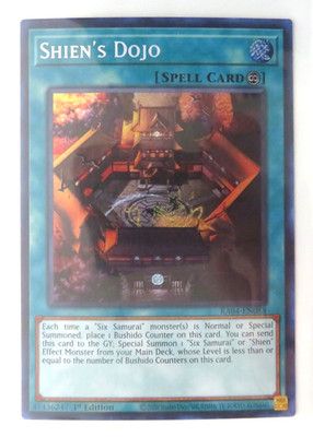 Yugioh Card Shien's Dojo RA04-EN088 1st Edition Ultra Rare NM