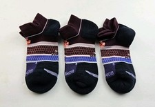 Bombas Hex-Tec Run Athletic Ankle Socks Lot Of 3 Pairs Size M