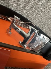 CINTURA HERMÈS ORIGINALE NUOVA 32 MM REVERSIBLE LEATHER - 115 Cm - Silver Black