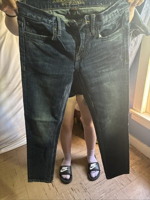 American Outfitters Distressed Blue Denim Jeans