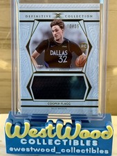 COOPER FLAGG 2025-26 TOPPS DEFINITIVE COLLECTION ROOKIE PATCH /35