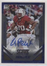 2015 Score Rookie Artist's Proof Signatures 33/35 Andrus Peat #362 Auto 0o0
