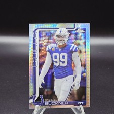 2025 Topps Chrome Deforest Buckner Prism Refractor #133 Indianapolis Colts