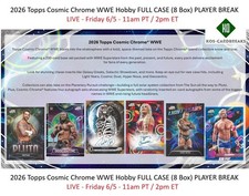 AJ Lee 2026 Topps Cosmic Chrome WWE FULL CASE 8 Box BREAK
