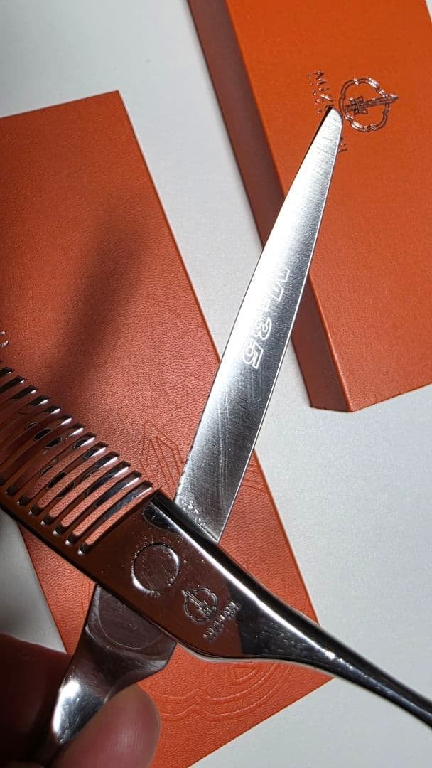 Mizutani Scissors Acroleaf Wide M-35 Thinning Shears Hair Cut Beauty