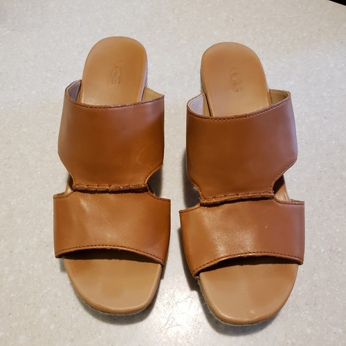 Ugg Eirene sandalo zeppa espadrillas con intersuola avvolgente in juta US donna taglia 8,5 - Foto 2 di 7