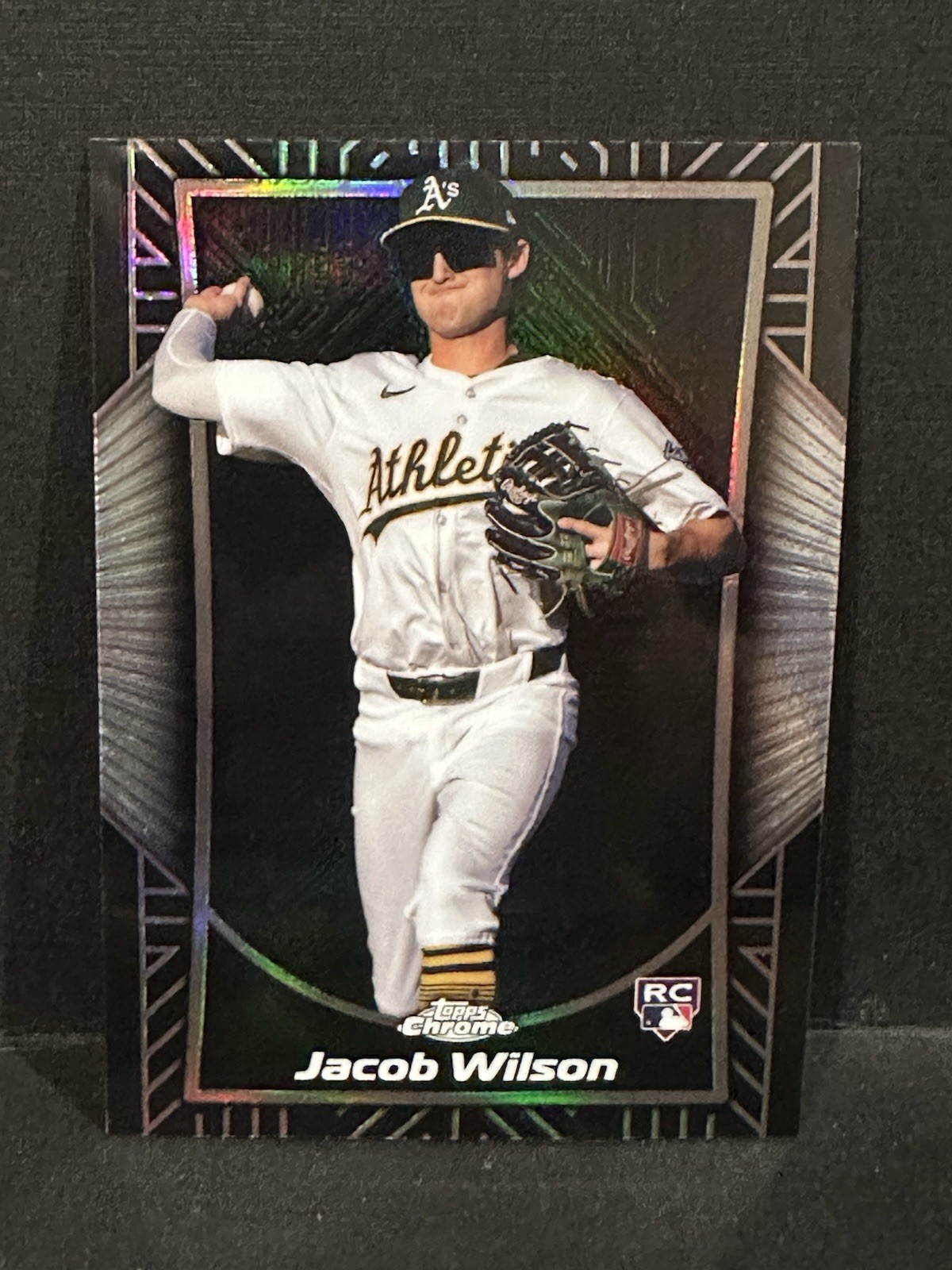 2025 Topps Chrome JACOB WILSON RC #SE-11 Shadow Etch Refractor