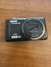 Olympus VR-320 Digital Camera 14MP, Black PLEASE READ for parts or Repair