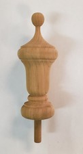Wooden Finial - Solid Cherry