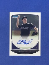2013 Bowman Chrome EDDIE BUTLER #BCP-EB Prospect AUTO Rockies autograph