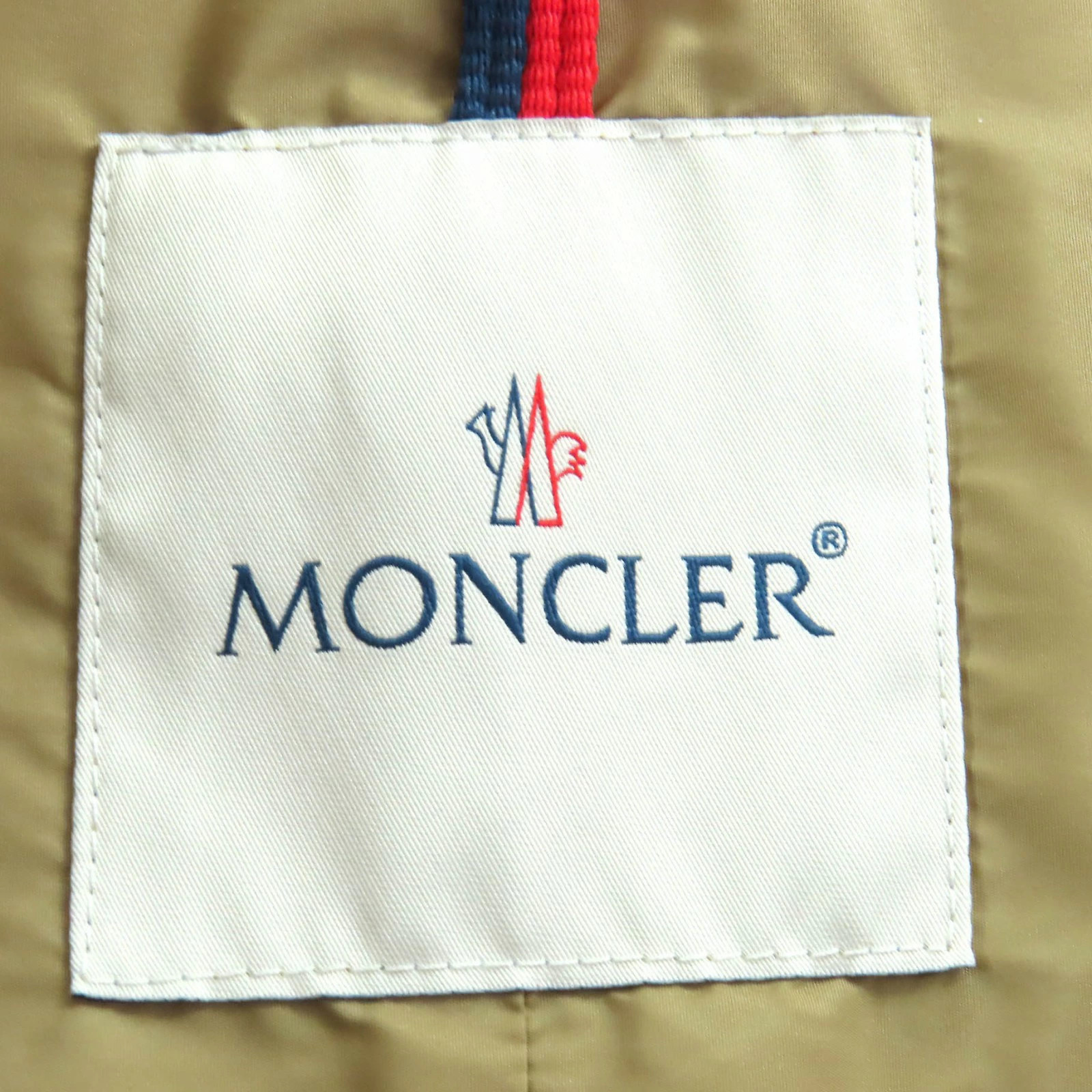 MONCLER 20C P62686 Ladies Hooded Long Coat Vanille Beige Size 1 thumbnail 8