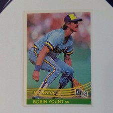 Donruss 1984 Base Set #48 Robin Yount Milwaukee Brewers MLB Baseball