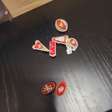 8 PC SAN FRANCISCO 49ERS NFL FOOTBALL Shoe Charms For Crocs