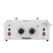 Double Wax Warmer Professional for Hair Removal, Large Pot Large, White