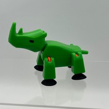 Zing Stikbot Safari Pets Stikhippo Green Action Figure Toy Hippo Animal #a