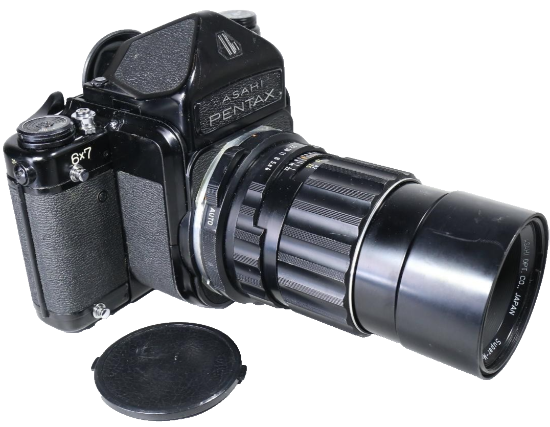 Pentax 6x7 TTL Mirror Up Body + SMC PENTAX 200mm F4 Lens from