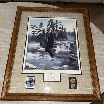 ''BOUNDARY WATERS'' Eagle 1990 Limited And Collector's Edition By Leo Stans Signed