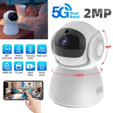 5G 1080P IP Camera Wireless WIFI Indoor CCTV HD PTZ Smart Home Security IR Cam