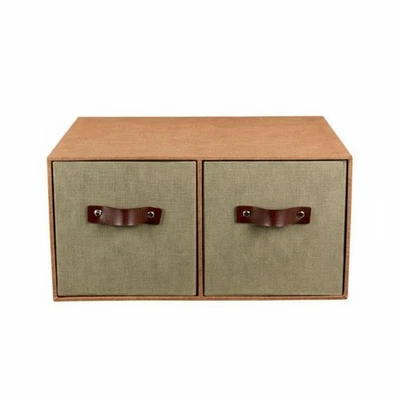 Boîte de Rangement de Bureau En Bois Design Nordique pour Salon, Adultes, - Photo 1/4