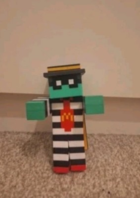 Happy Meal Spielzeug für Erwachsene, Minecraft Zusammenarbeit mit Macdonalds, Zombie Hamburger