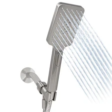 Handheld Shower Head with Easy Clicker for Multiple Sprays. Low Profile Light...