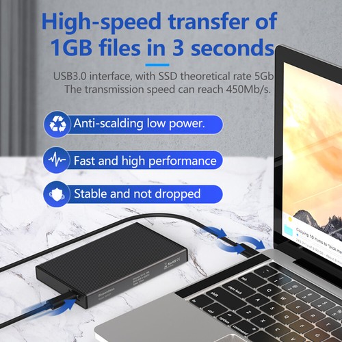 2.5 SATA To USB 3.0 Hard Drive Case Useful HDD Case 2.5 SATA To USB 3.0 Adapter - Afbeelding 4 van 15