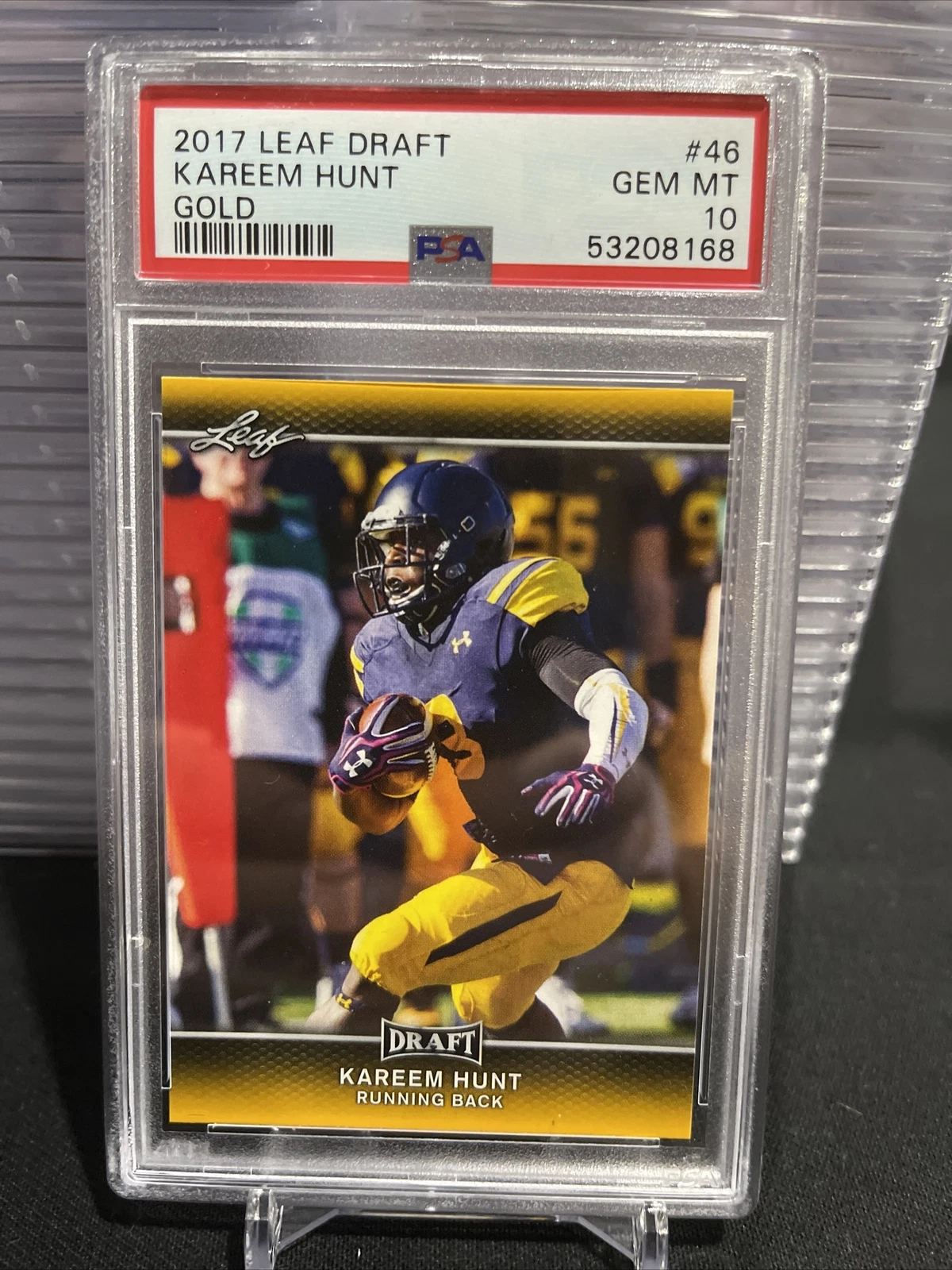 Kareem Hunt Leaf Draft #46 Gold