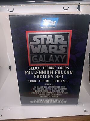 Star Wars Galaxy Deluxe Topps Trading Cards Millennium Falcon Factory Set  L.E.! | eBay