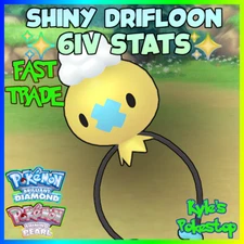 ✨ 6IV SHINY DRIFLOON ✨POKEMON BRILLIANT DIAMOND & SHINING PEARL BDSP EV'D🚀