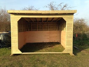 Details About Wooden Horse Field Shelter 12x12 Heavy Duty Outdoor Mobile Horse Shelter