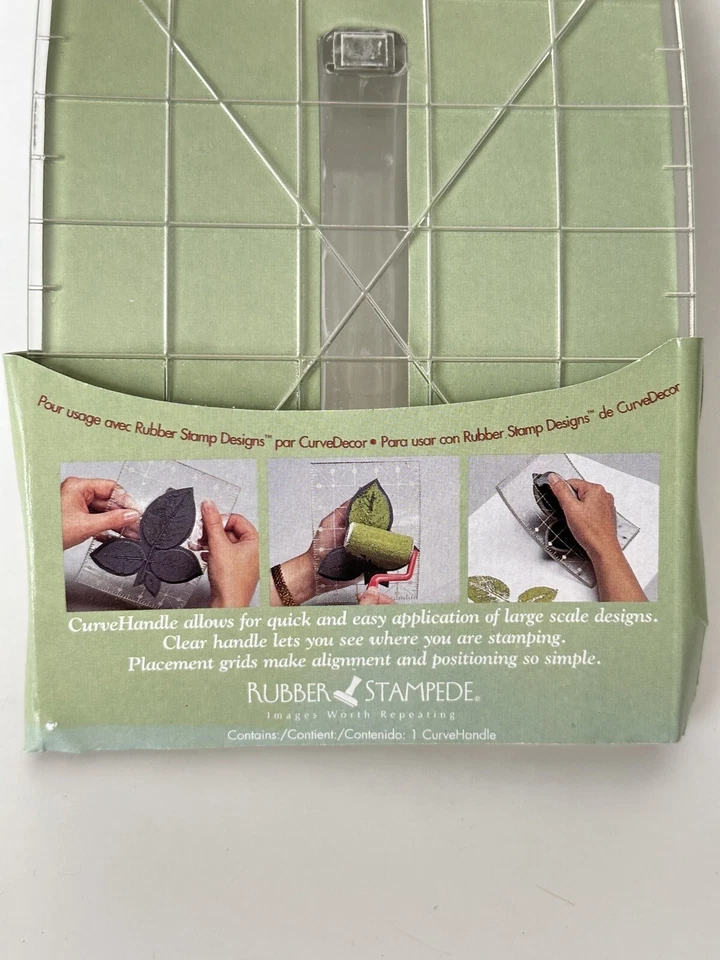 Curve Decor Rubber Stampede Curve Handle Rubber Stamp Handle - Изображение 2 из 3