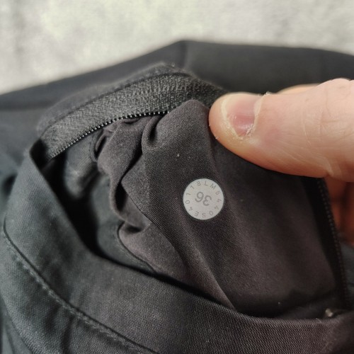 Lululemon Commission Pant Men's 36x34 Black Zip Pockets Classic Fit Preppy - Picture 8 of 21
