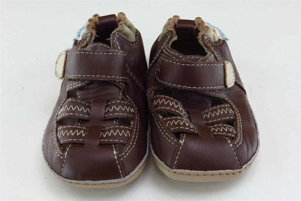 Robeez Niño Pequeño Niños 2 Mediano Marrón Pescador Sintético Foto 2 de 4