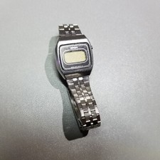 Seiko Ladies Digital Watch 24mm L221-5080 Bracelet Japan Vintage Stainless Steel