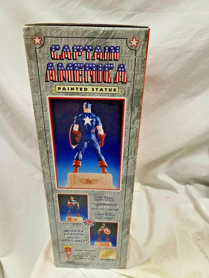 ESTATUA CLÁSICA DEL CAPITÁN AMÉRICA DISEÑO BOWEN ¡¡NUEVA!! Busto de Hulk de Sideshow Avengers Foto 2 de 4