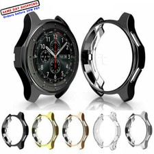 Plating Soft TPU Bumper Protector Case Cover f Samsung Galaxy Watch 46mm Gear S3