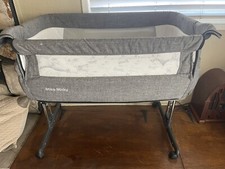 Mika Micky MM08000 Bedside Sleeper Portable Crib - Grey