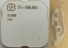 Eta 280.002 setting stem for watch one part 435 yoke / clutch lever