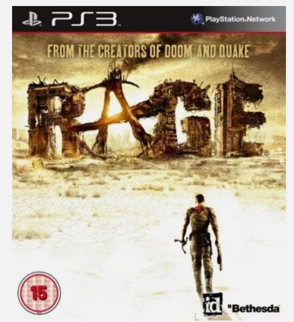 PS3 Game RAGE Playstation 3 EXCELLENT Condition